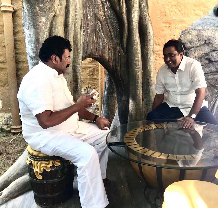 Manam Saitam Kadambari Team New Year wishes to Magastar & Talasani Photos