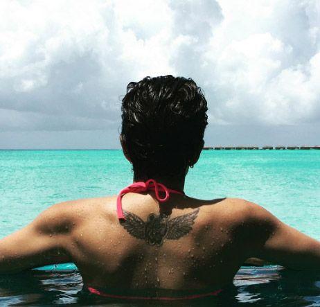 Mandira Bedi Holidays In Maldives With Family Photos