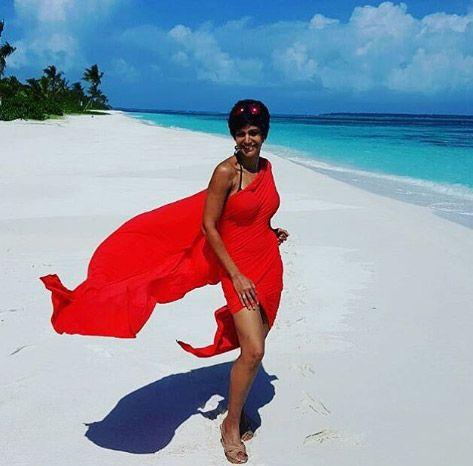 Mandira Bedi Holidays In Maldives With Family Photos