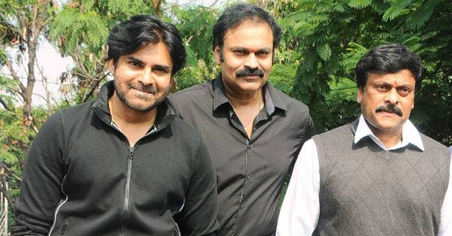 Mega Brothers Chirajneevi & Pawan Kalyan Rare Photos