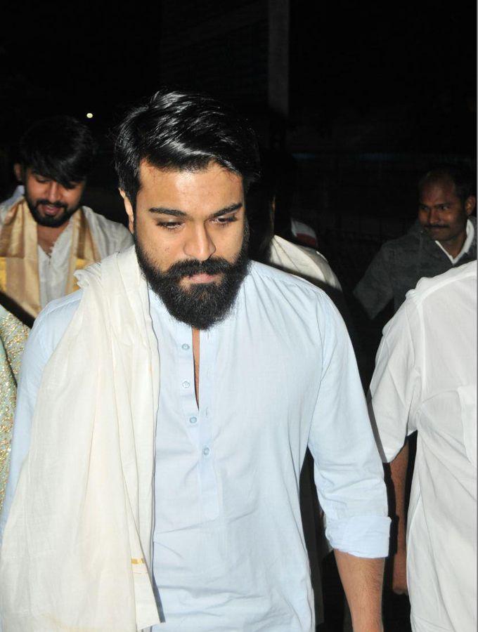 Mega Power Star Ramcharan & Upasana at Tirumala Photos