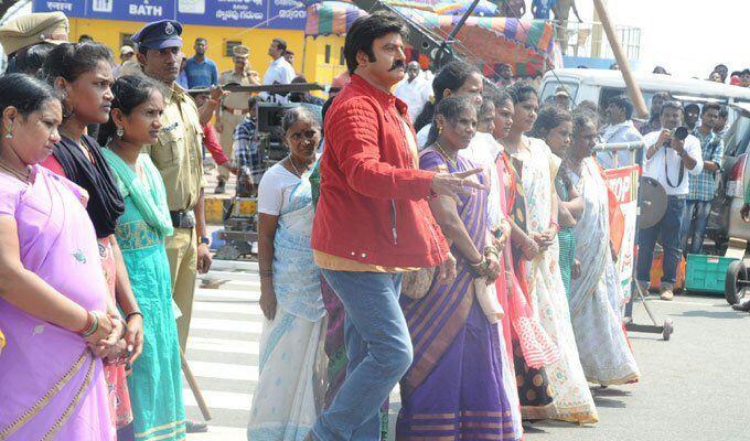NBK from the sets of Jai Simha Movie Stills Leaked Online Goes Viral!