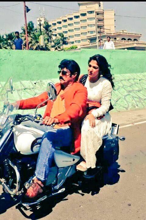 NBK from the sets of Jai Simha Movie Stills Leaked Online Goes Viral!