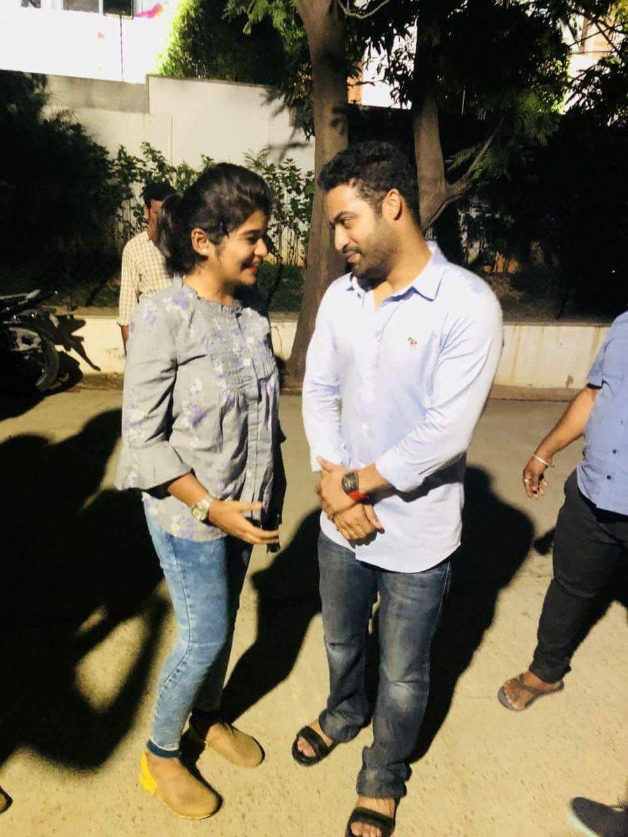 NTR Back on sets Aravinda Sametha