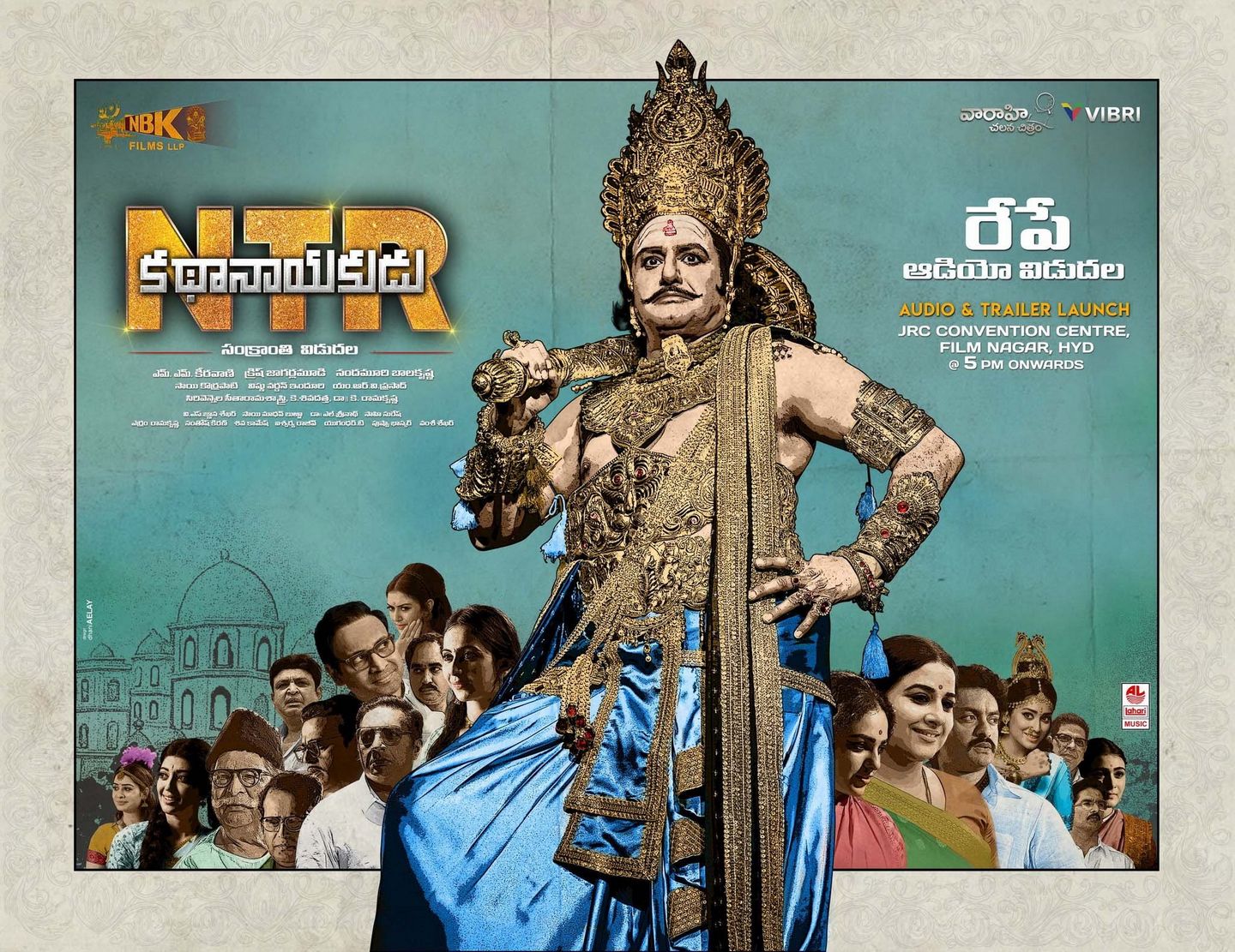 NTR Biopic Audio Release Posters