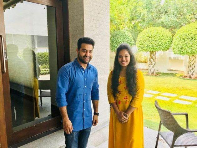 NTR Interact with his Fans At his Residence Photos