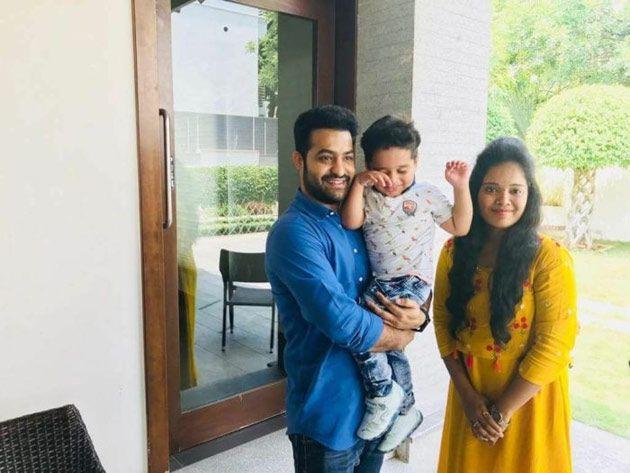 NTR Interact with his Fans At his Residence Photos