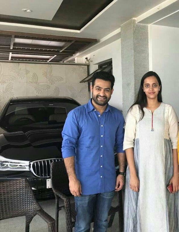 NTR Interact with his Fans At his Residence Photos