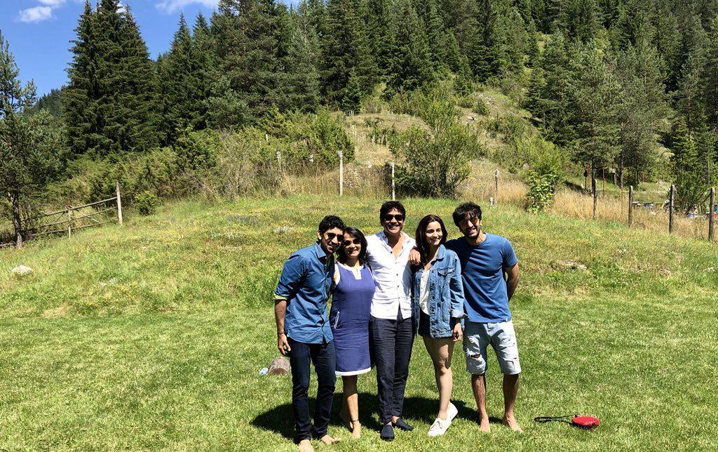 Nagarjuna & Amala on the sets of Brahmastra