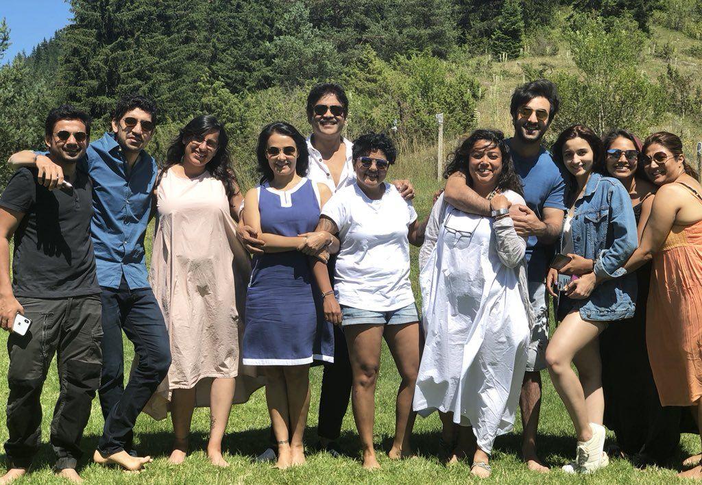 Nagarjuna & Amala on the sets of Brahmastra