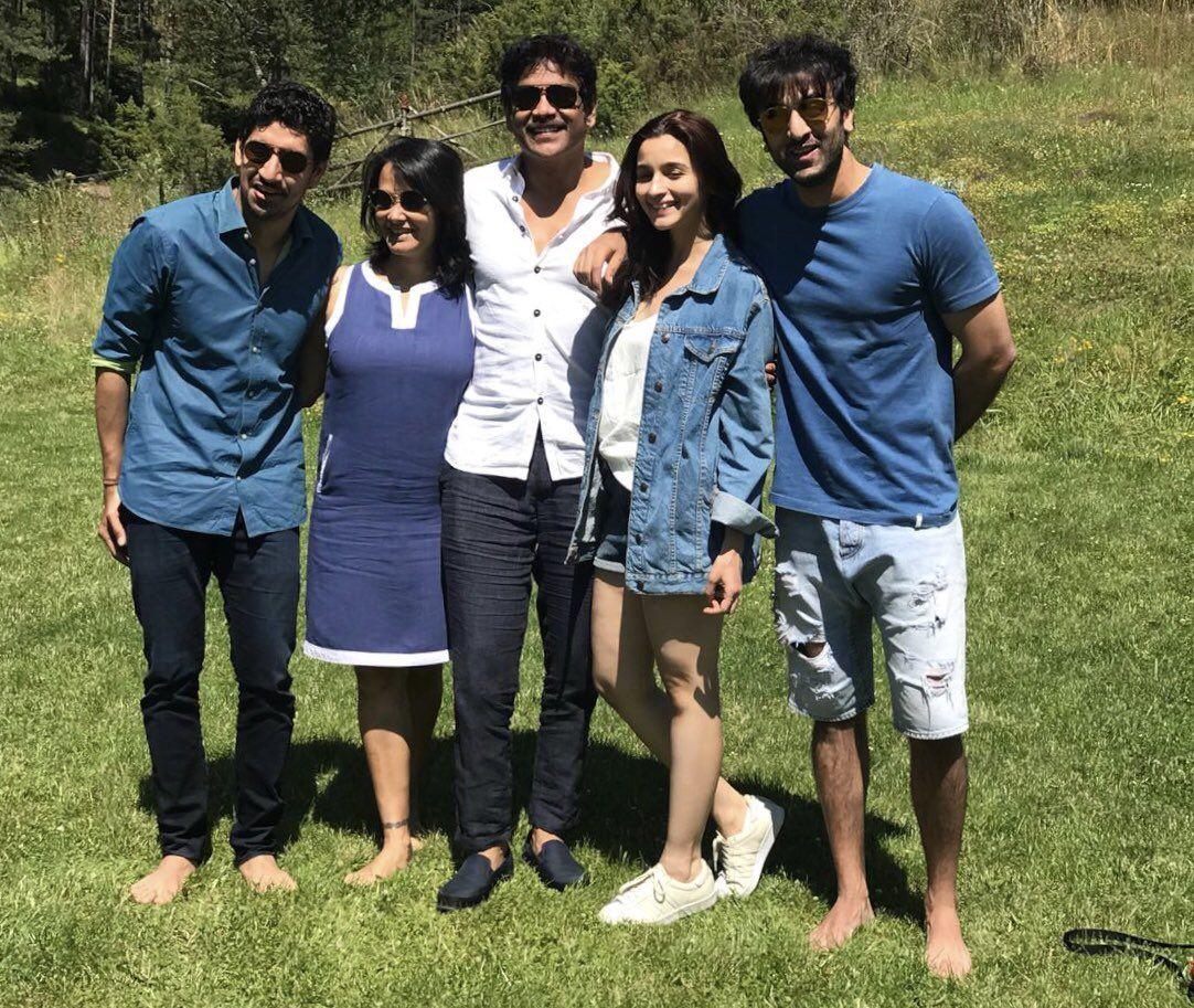 Nagarjuna & Amala on the sets of Brahmastra