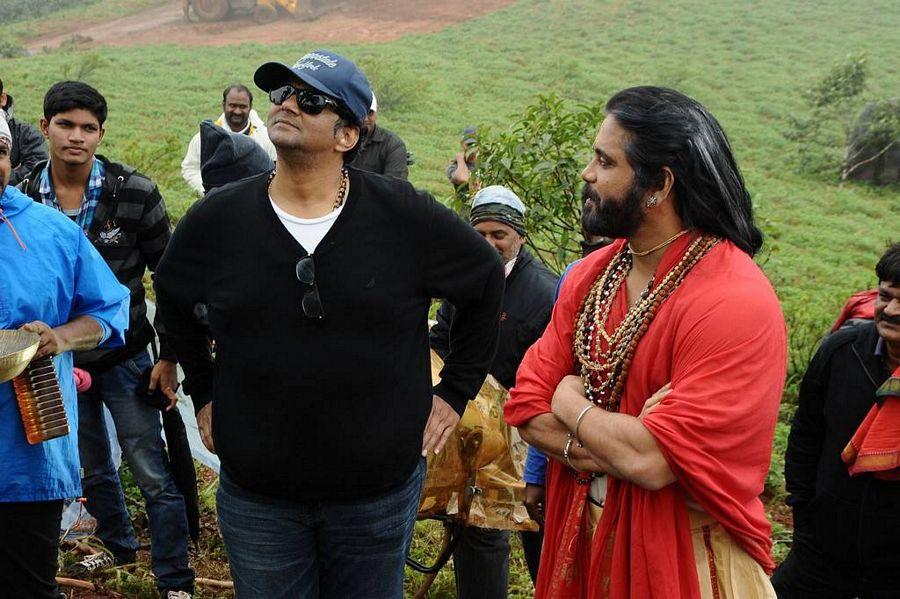 Nagarjuna Om Namo Venkatesaya Telugu Movie Working Stills