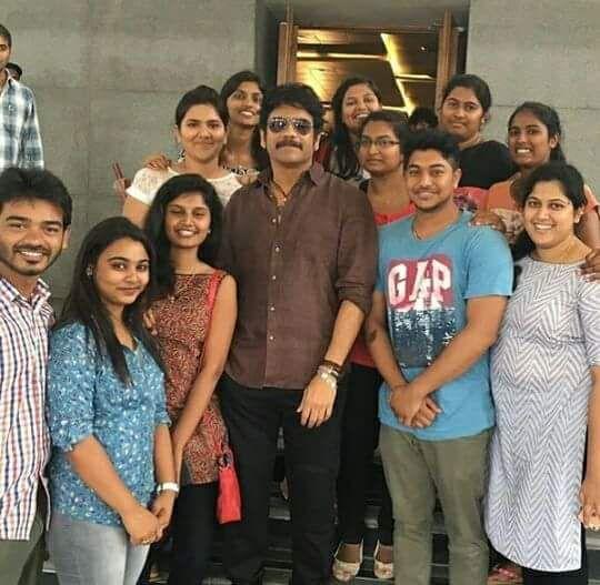 Nagarjuna on the sets of Raju Gari Gadhi 2 Movie Working Stills