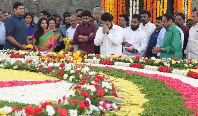 Nandamuri Family at NTR Ghat Exclusive Photos
