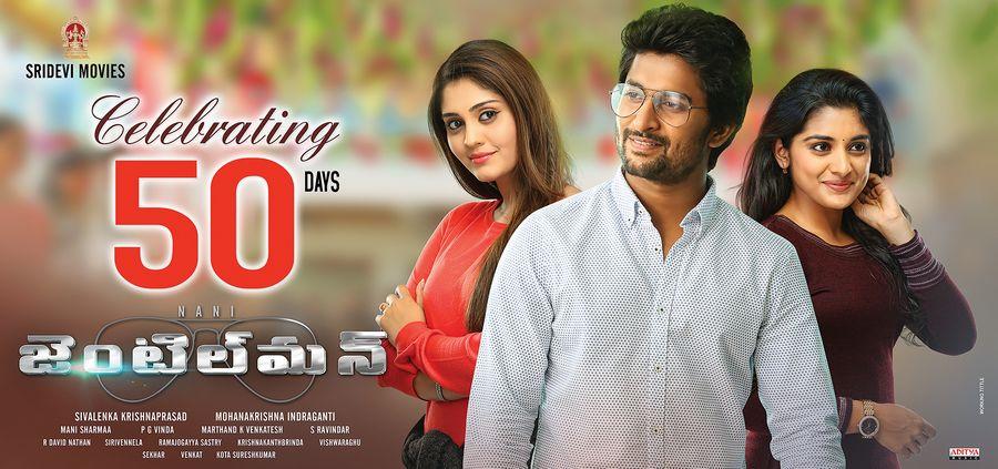 Nani Gentleman 50 Days Posters