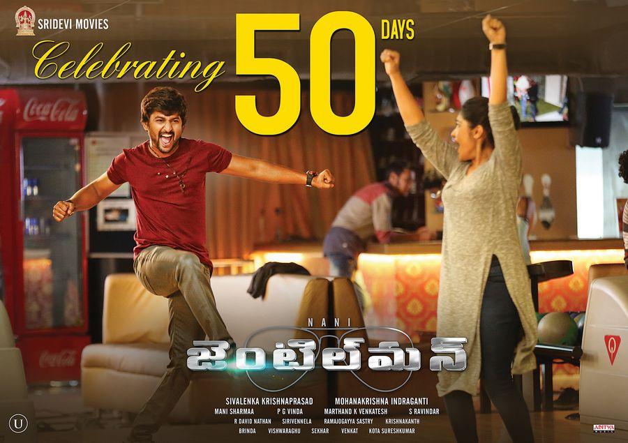 Nani Gentleman 50 Days Posters