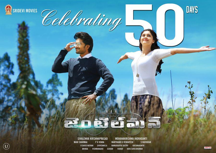 Nani Gentleman 50 Days Posters