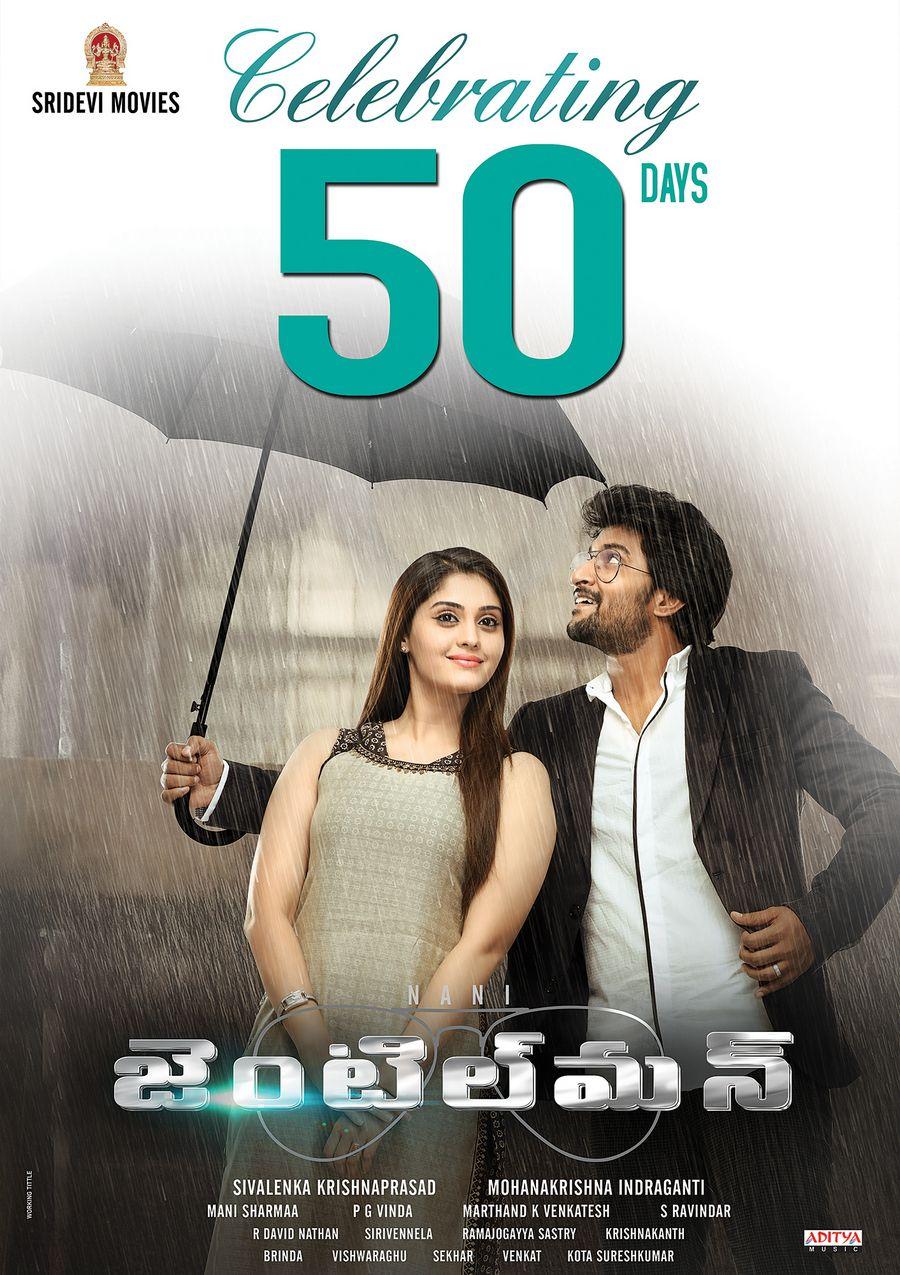 Nani Gentleman 50 Days Posters