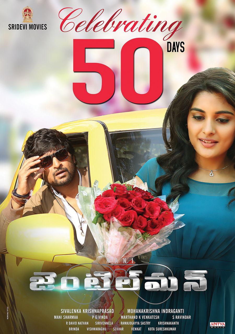 Nani Gentleman 50 Days Posters