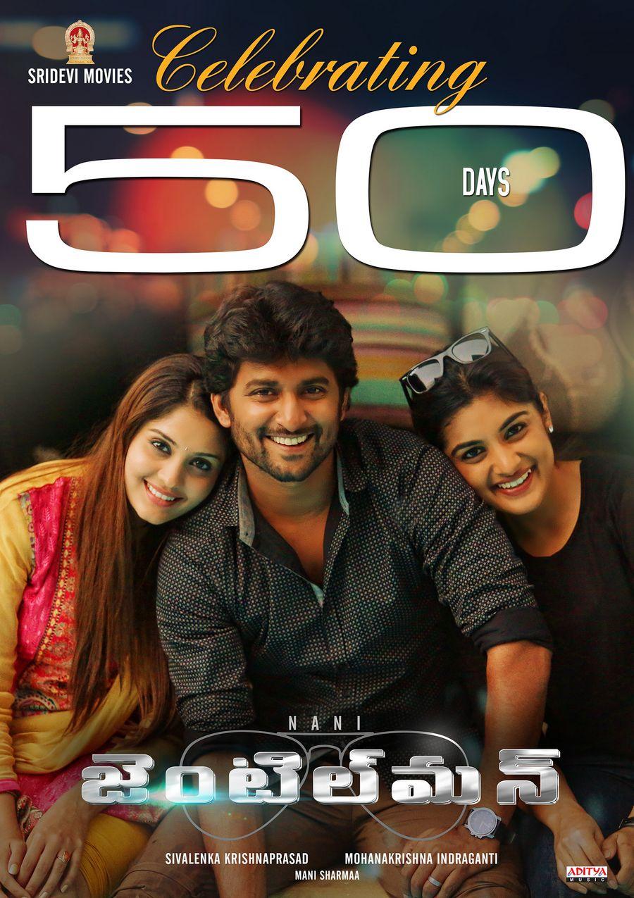 Nani Gentleman 50 Days Posters