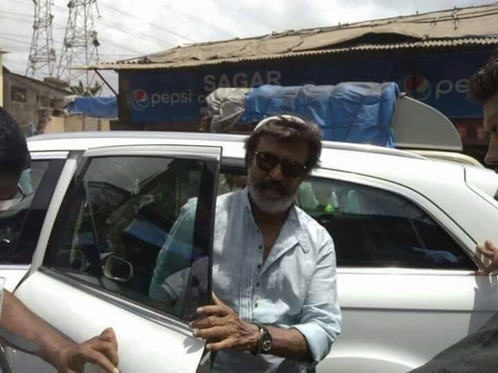 New stills of Superstar Rajinikanth from Kaala Movie