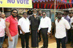 New stills of Superstar Rajinikanth from Kaala Movie