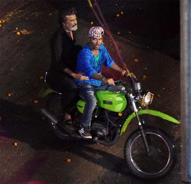New stills of Superstar Rajinikanth from Kaala Movie