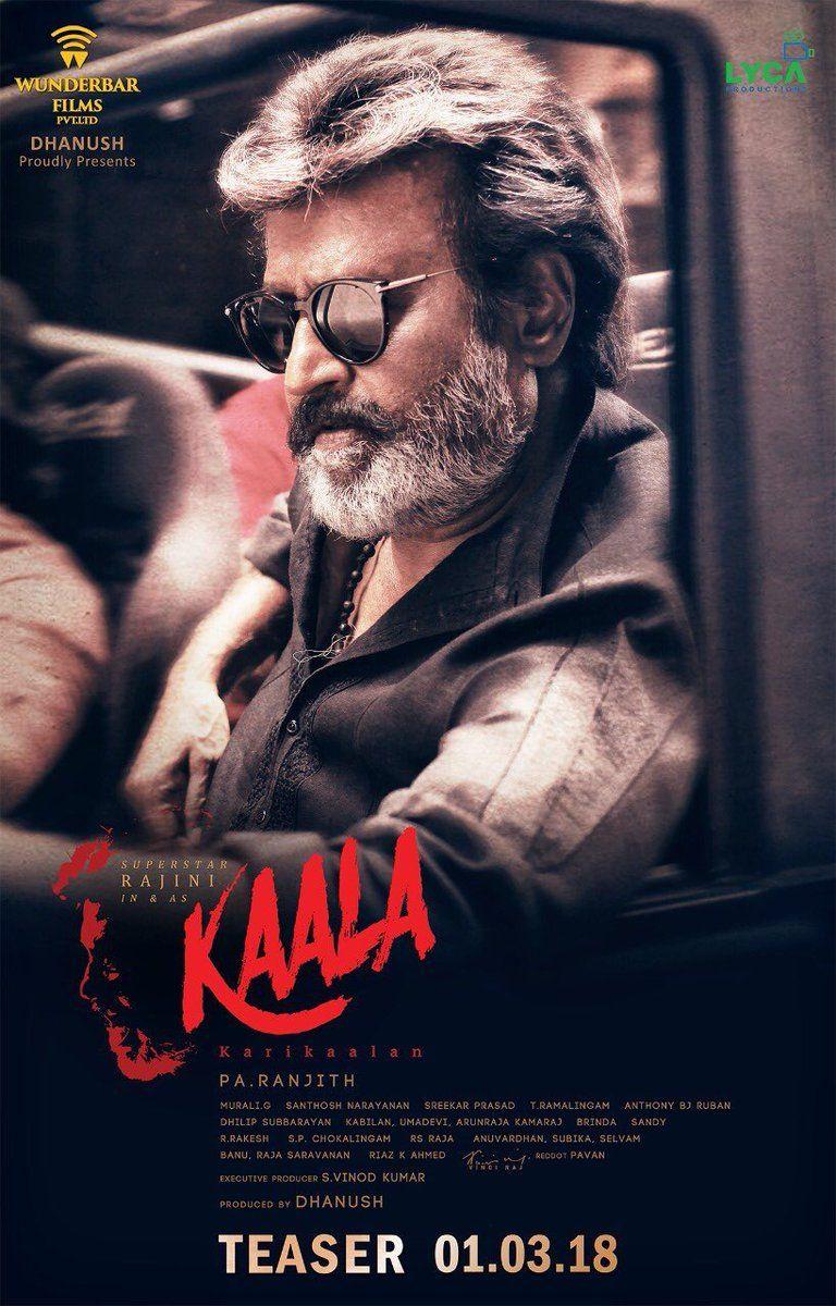 New stills of Superstar Rajinikanth from Kaala Movie