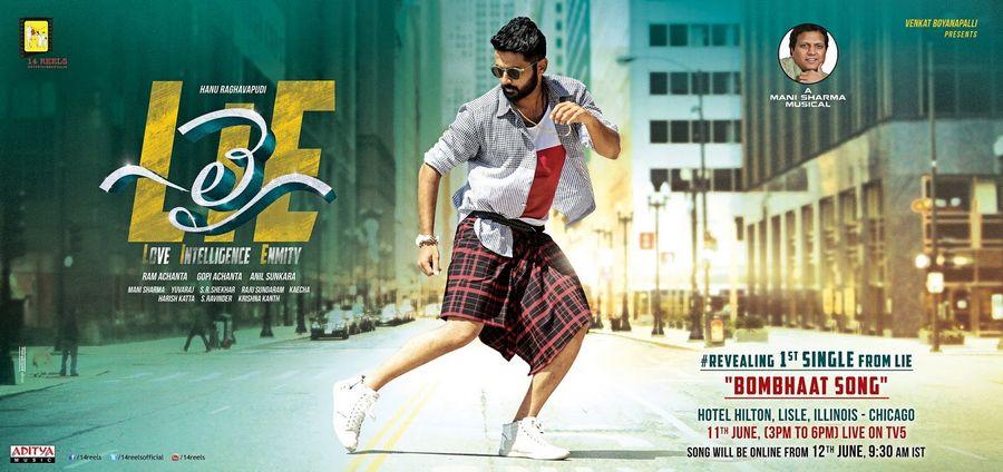 Nithin's LIE Movie Latest Working Stills & Posters