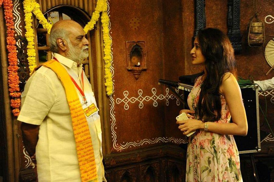 Om Namo Venkatesaya Movie Working Stills
