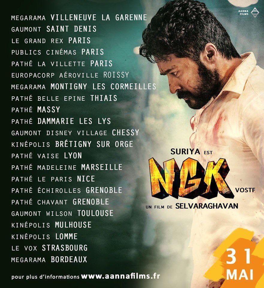 Overseas Theater listings for NGK