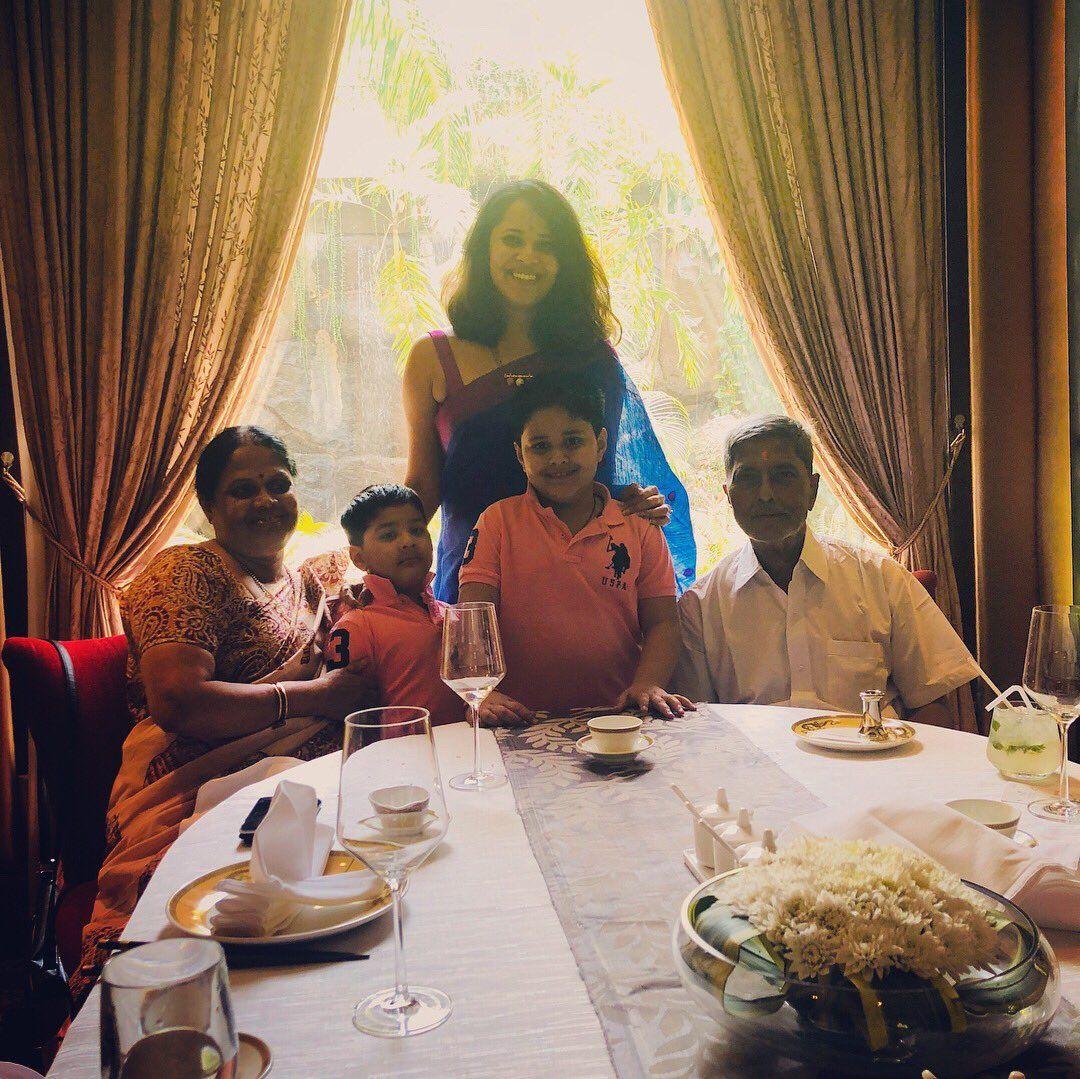 PHOTOS: Anchor Anasuya celebrates birthday with her family