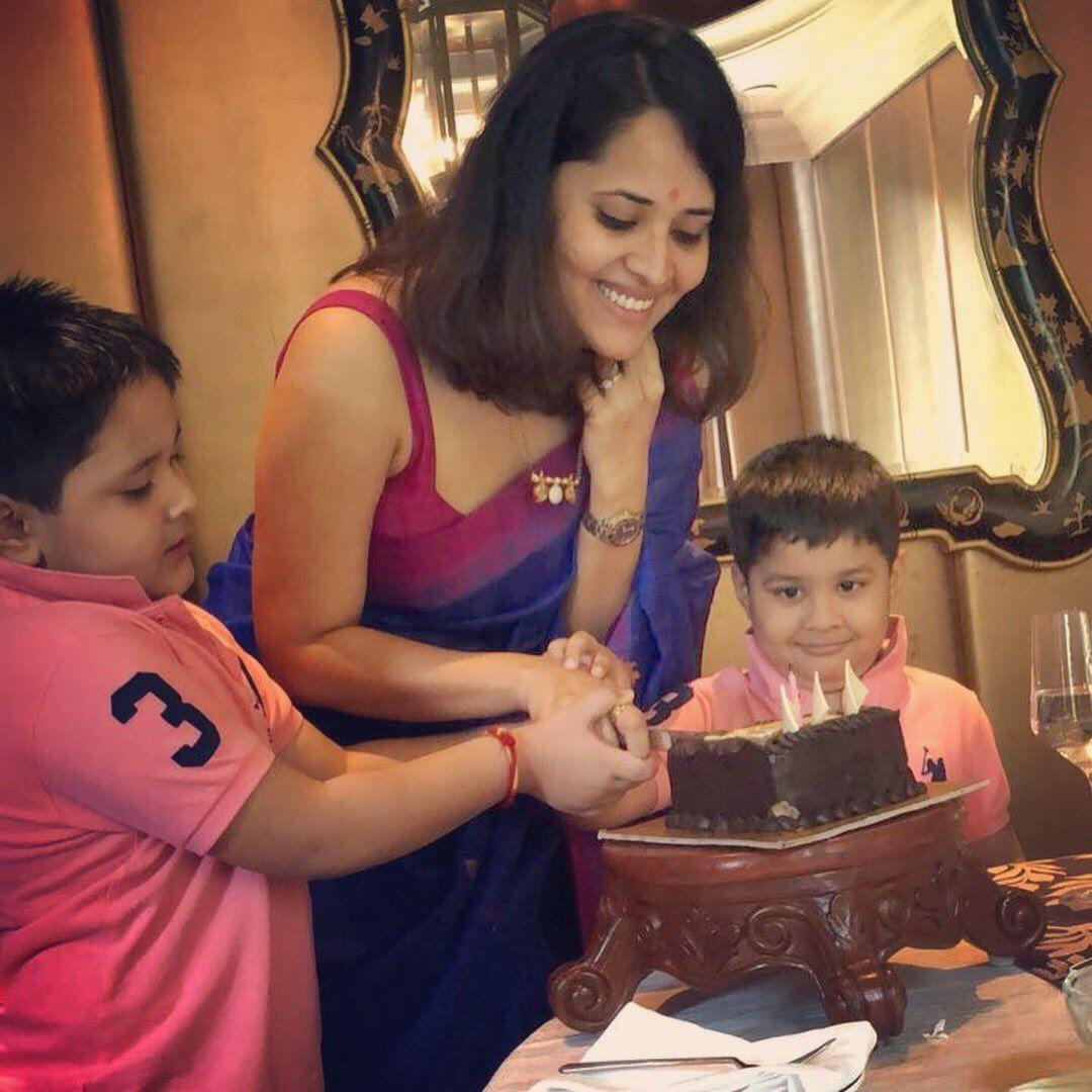 PHOTOS: Anchor Anasuya celebrates birthday with her family