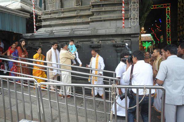 PHOTOS: Chandrababu Naidu's Grandson Nara devansh Aksharabhyasam