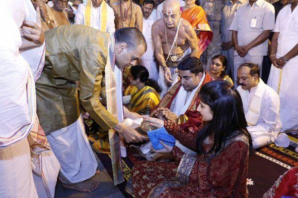PHOTOS: Chandrababu Naidu's Grandson Nara devansh Aksharabhyasam