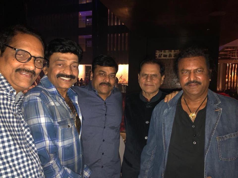 PHOTOS: Chiru, Mohan Babu, Rajasekhar at a private party