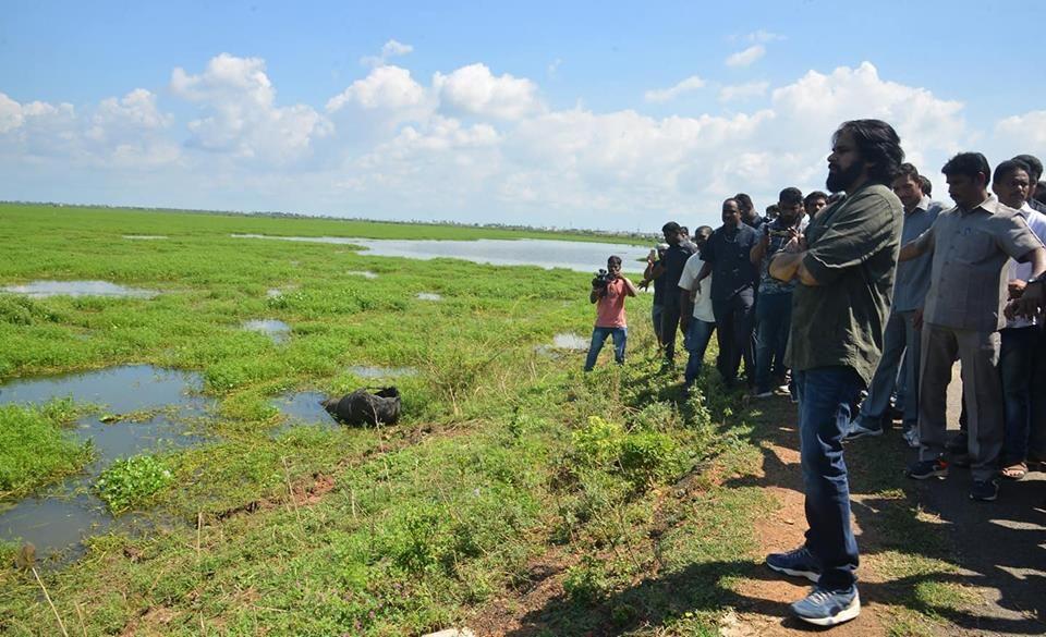 PHOTOS: JanaSena Chief Pawan Kalyan visit to Kolleru Lake