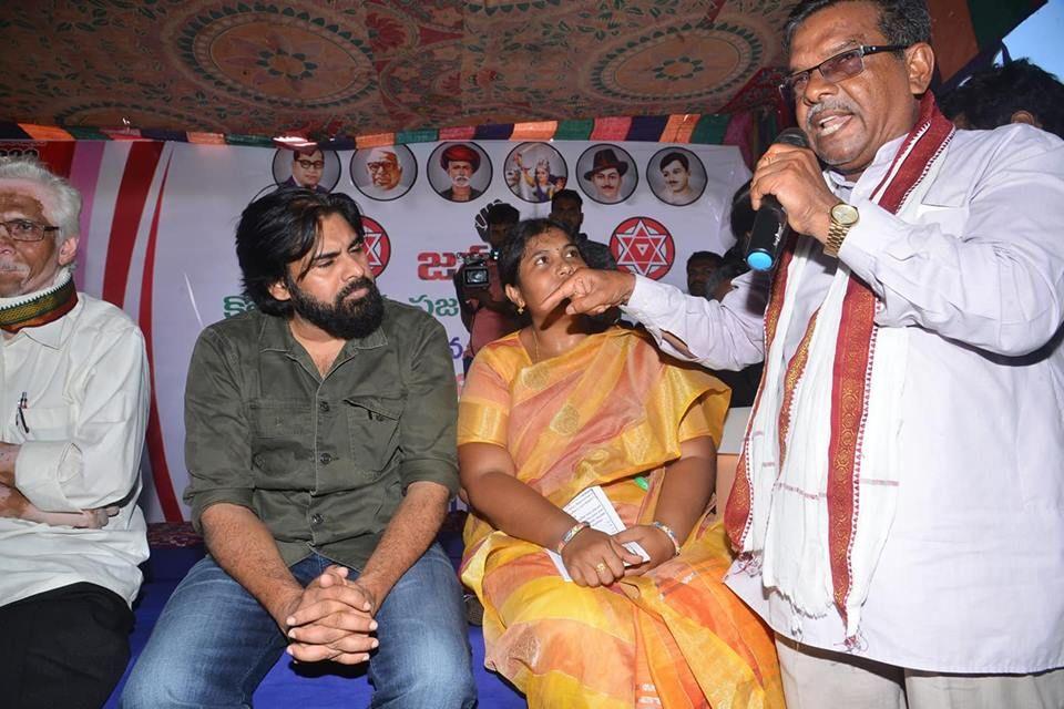 PHOTOS: JanaSena Chief Pawan Kalyan visit to Kolleru Lake