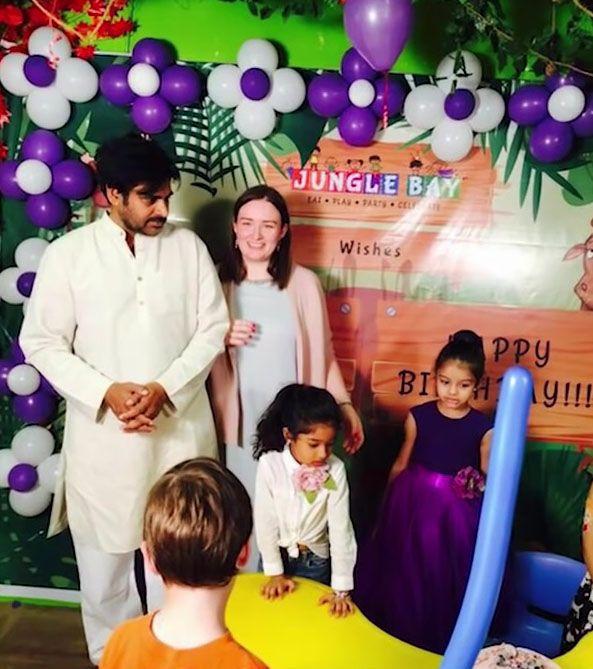 PHOTOS: PAWAN KALYAN & ANNA LEZHNEVA DAUGHTER POLENA BIRTHDAY CELEBRATION