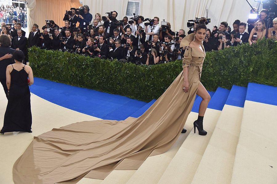 PHOTOS: Priyanka Chopra Is Breaking The Internet With Her Very Long Met Gala Outfit