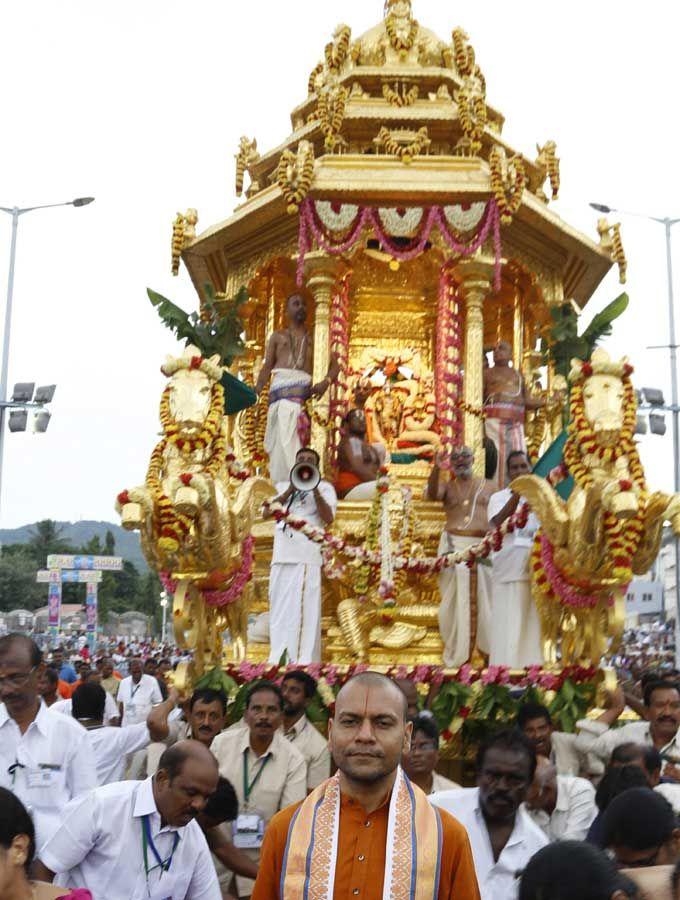 PHOTOS: Tirumala Srivari Swarna Rathotsavam 2018