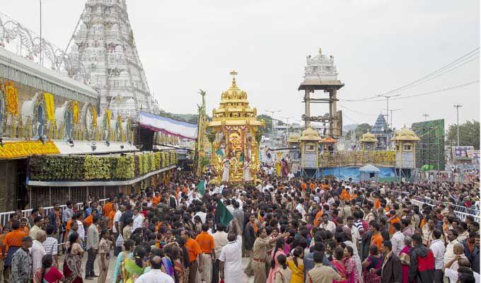 PHOTOS: Tirumala Srivari Swarna Rathotsavam 2018