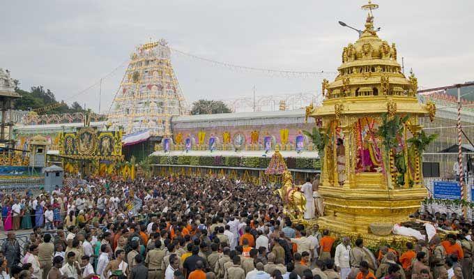 PHOTOS: Tirumala Srivari Swarna Rathotsavam 2018