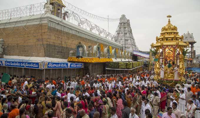 PHOTOS: Tirumala Srivari Swarna Rathotsavam 2018