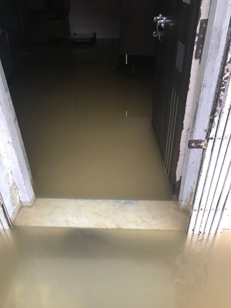 PHOTOS: Visuals of heavy rain & waterlogged streets from Mumbai's