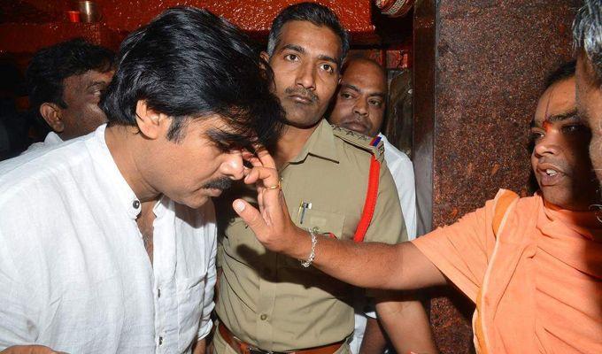 PHOTOS: Pawan Kalyan at Kondagattu Hanuman Temple