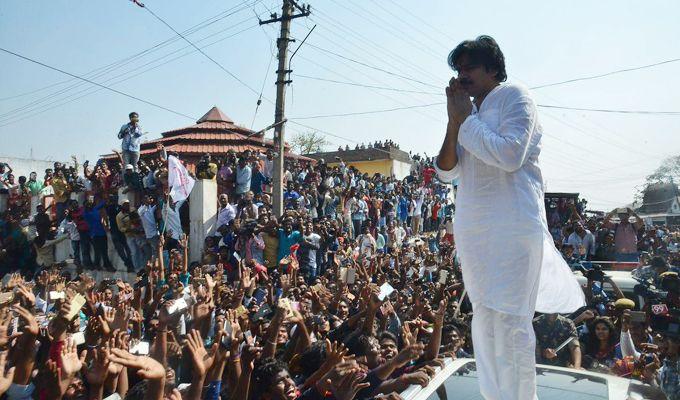 PHOTOS: Pawan Kalyan at Kondagattu Hanuman Temple