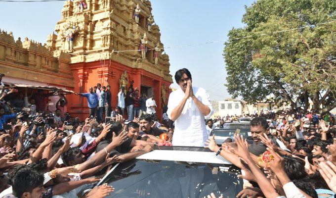 PHOTOS: Pawan Kalyan at Kondagattu Hanuman Temple