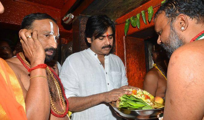 PHOTOS: Pawan Kalyan at Kondagattu Hanuman Temple