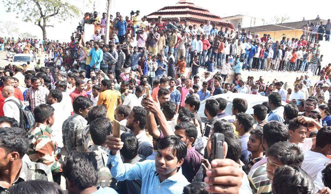 PHOTOS: Pawan Kalyan at Kondagattu Hanuman Temple